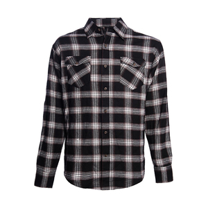 Camisa de Franela a Cuadros de Manga Larga para Hombre, Camisa Casual de Algodón a Cuadros para Motocicleta, Ropa de Otoño - Product Image 1