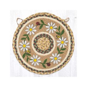 2024 Floral Handmade Extra Soft Thick Dining <b>Chair</b> Cushion Wear-Resistant Solid Color Seat <b>Pad</b> Washable for Home or Hotel Use - Product Image 1