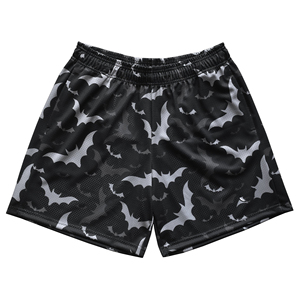 Shorts d'été décontractés pour hommes en polyester et coton, à taille mi-haute avec cordon de serrage, séchage rapide - Product Image 4