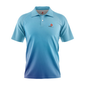 High Quality Anti Wrinkle Custom Printed Front Logo Short Sleeve Men's Polyester/Cotton Knitted Polo Shirts for <b>Coaches</b> - Product Image 2