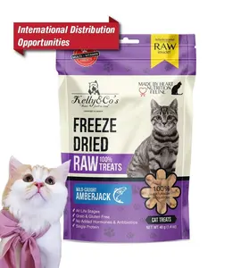 New Kelly and Co freeze-dried cat food Cheap and high-quality halal cat diet croquettes