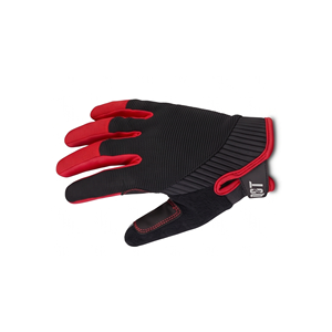 Gants de cyclisme d'hiver à doigts complets pour VTT, paume rembourrée, fermeture auto-agrippante au poignet, protection UV, compatibles écran tactile, logo personnalisé - Product Image 3