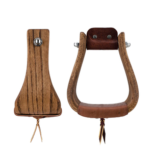 Étriers en bois faits à la main pour l'équitation, supports de pied légers pour la selle, équipement équestre de qualité supérieure en bois - Product Image 2