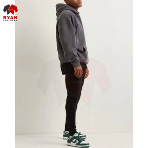 Sudadera con capucha para hombre, diseño liso, tela cómoda, ropa informal y deportiva, transpirable - Product Image 2
