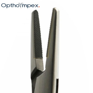 Porte-aiguilles chirurgicaux manuels professionnels en acier inoxydable – Instruments à prise sécurisée pour la suture et les procédures médicales en milieu hospitalier - Product Image 4