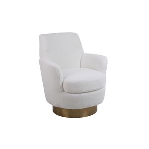 Poltrona Girevole Teddy, Comoda Sedia da Lettura per Soggiorno e Camera da Letto, Poltrona con Braccioli - Product Image 3