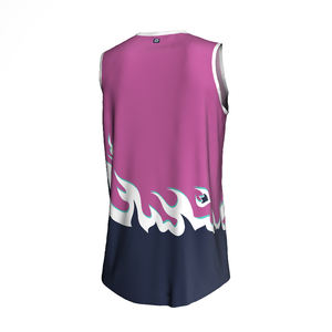 Maillot de basket respirant à manches courtes fabriqué au Pakistan, vêtements de sport de haute qualité, logo personnalisé, maillot de basket tendance - Product Image 5