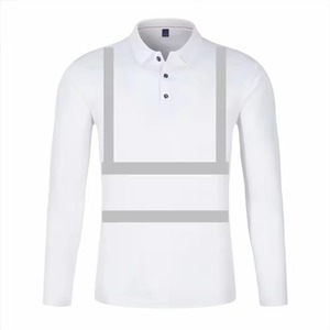 เสื้อโปโลแขนยาวแบบสะท้อนแสงสำหรับงานก่อสร้างและงานประจำวัน - Product Image 3