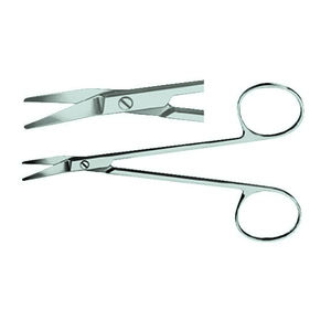 Ciseaux chirurgicaux Graefe de qualité supérieure, à pointe arrondie, en acier inoxydable, 4 pouces, instrument de chirurgie ophtalmique et plastique, certifié CE, Java Surgical - Product Image 3