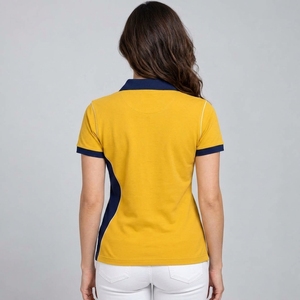 เสื้อโปโลผู้หญิงแบบสั่งทำ เสื้อผ้าลำลองแขนสั้น เนื้อผ้าระบายอากาศ น้ำหนักเบา สวมใส่สบาย ทรงพอดีตัว แฟชั่นพรีเมียมสำหรับผู้หญิง - Product Image 2