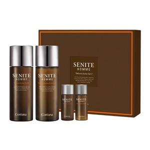 ชุดผลิตภัณฑ์ดูแลผิวหน้าสำหรับผู้ชาย Korea Natural Active 2 ชิ้น Senite Homme ซีรีส์ K-Beauty - Product Image 1