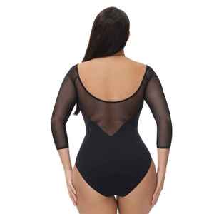 Custom Seamless Shaping Thong <b>Bodysuit</b> Women Elegant Crew Neck Canvas Solid Activewear Streetwear Skinny Fit Long Sleeve - Product Image 5