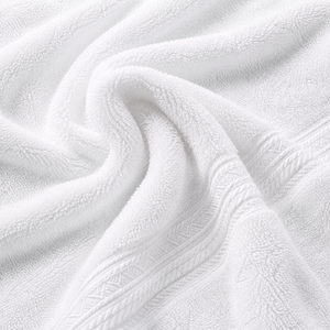 Toalla de Baño de Algodón Blanco de Calidad de Exportación, 650 GSM, Toalla Absorbente Suave y Afelpada de Primera Calidad para la Industria Hotelera y Hoteles - Product Image 5