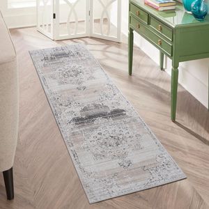 Collezione PAYAS Tappeto Medaglione Runner 2X8 Crema/Beige - Product Image 1