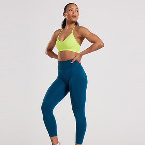 Leggings Deportivos de Cintura Media para Mujer, Diseño Moderno, Precio de Fábrica al por Mayor, Tejido Antibacterial y Transpirable - Product Image 1