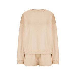 Ensembles pour femmes très vendus, 100% coton, streetwear, ensemble 2 pièces, respirant, léger, séchage rapide, logo personnalisé - Product Image 3