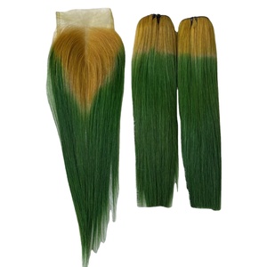 ผมแท้จากผู้บริจาคคนเดียว สีอ่อน ต่อผมแบบ HD Lace ไฮไลท์แบบเป็นช่อ ผมมนุษย์บริสุทธิ์ - Product Image 1