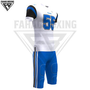 Vêtements de sport d'équipe personnalisables avec logo imprimé, vêtements pour adultes et jeunes, uniforme de football, taille plus, polyester, maillots et hauts de football américain - Product Image 6