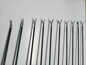 Pinzas y Tijeras Laparoscópicas Reutilizables de Acero Inoxidable de 5 mm, Juego de 10 Instrumentos Quirúrgicos de Endoscopia Autoclavables - Product Image 4