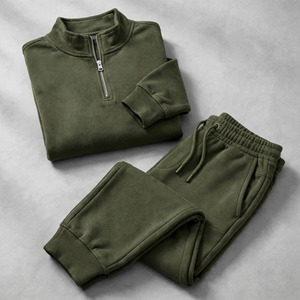 2026 Wholesale Summer Men's Casual Shorts <b>Set</b> Plain Color Solid 100% Cotton Jersey Quick Dry Knitted Customized Logo <b>Twin</b> <b>Set</b> - Product Image 6