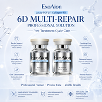 Sérum lyophilisé aux exosomes de lait pour kit 100mg+3ml, 6 ensembles, pour l'éclat, l'hydratation et l'élasticité de la peau du visage, usage clinique esthétique