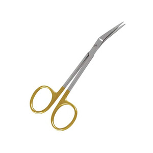 Ciseaux chirurgicaux professionnels Dean 17 cm en acier inoxydable à bord incurvé en carbure de tungstène pour la coupe de bandages et de gommes - Product Image 4