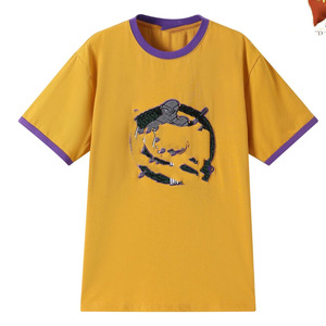 Maillot de football américain personnalisé OMEGA PSI PHI prêt à être expédié, 100% coton, uniforme d'équipe, manches courtes, respirant, col en V, imprimé - Product Image 3
