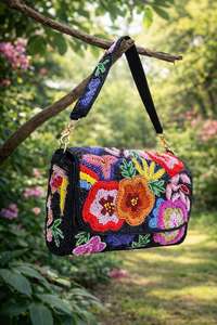 Bolso de Hombro con Cuentas, Hecho a Mano, para Mujer, Bolso de Playa, Bolso Bandolera, Moderno - Product Image 2