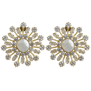 Elegantes Pendientes de Perlas Grandes - Joyería de Perlas Blancas Extra Grandes para Novias y Eventos de Gala - Product Image 1