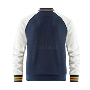 Veste d'hiver pour homme de qualité supérieure, style Letterman, col montant, tissu tricoté respirant et écologique, options personnalisables, décontractée - Product Image 2