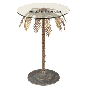 Nordic Light Luxury Hands Shape <b>Round</b> <b>Side</b> <b>Table</b> Glass Top Hand Design Bedside <b>Table</b> Living Room Small <b>Table</b> for Hotel - Product Image 4