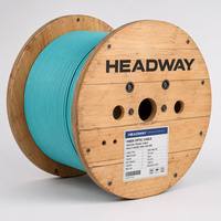 Cable de Fibra Óptica Multimodo OM4 de 24 Núcleos HEADWAY con Revestimiento de PVC para Redes en Centros de Datos y Cableado LAN