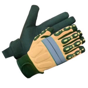 Guantes Mecánicos de Primera Calidad para Protección en Trabajos Industriales, de Cuero y Neopreno, con Protección TPR Resistente a Impactos - Product Image 3