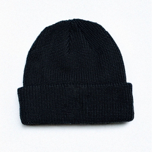 Unisex Solid Black Beanie Hat 100% Acrylic Computer Knitted Casual <b>Winter</b> <b>Cap</b> for Adults 56-58CM Head Circumference - Product Image 5