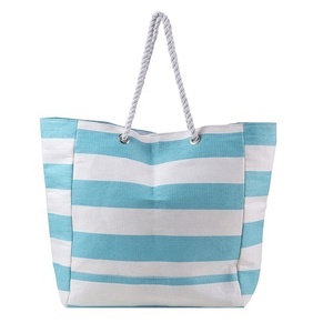 กระเป๋าสะพายไหล่ผ้าแคนวาสสี2024สำหรับผู้หญิงเป็นมิตรต่อสิ่งแวดล้อมมีซิปกระเป๋าโท้ทเดินทางกระเป๋าชายหาดสำหรับสุภาพสตรีแฟชั่น - Product Image 1