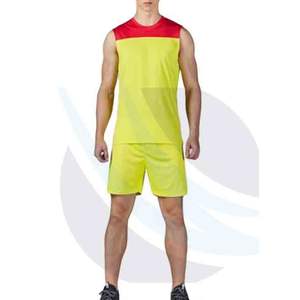 Uniforme de volley-ball unisexe à séchage rapide et respirant, impression par sublimation personnalisée, vêtements de sport confortables, ensembles de maillots et de shorts - Product Image 3