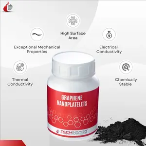 TECHINSTRO Nanoplaquetas de Grafeno Ultrafinas, Polvo Negruzco, Diámetro <50 Micras, Gran Área de Superficie, Espesor Consistente de 8nm - Product Image 4