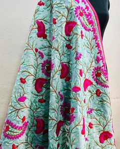 Dupatta Phulkari 2025 con Bordado Intenso, Tradicional Punjabi, Hecho a Mano, para Novias, Bodas, Étnico, Festivo - Product Image 1