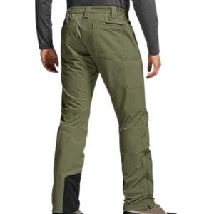 Pantalones Cargo de Senderismo para Hombre, Color Oliva, con Logotipo Personalizado, Impermeables, para Invierno, para Exteriores, Resistentes, Tácticos, con Múltiples Bolsillos, OEM, ODM - Product Image 2
