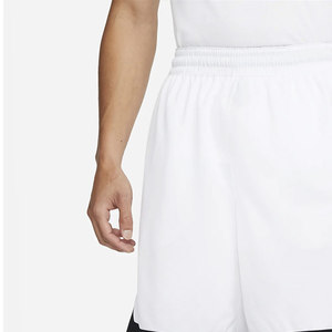 Shorts de basketball personnalisables pour hommes style urbain, en toile maillée unie, avec poches zippées, taille élastique, séchage rapide - Product Image 3