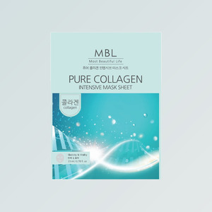 Masque visage coréen au collagène Embiel Pure Collagen Intensive Mask Sheet, 10 feuilles, masque en tissu pour le visage, masque en tissu au concombre, Corée - Product Image 3