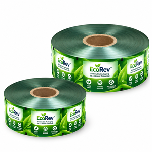 EcoRev Laminated <b>Roll</b> <b>Film</b> Food Grade Transparent Glossy Eco-Friendly Soft Packaging with Digital Printing for Food Use - Product Image 5