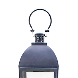 Farol de Metal y Vidrio Color Bronce para Decoración del Hogar, Elegante y Resistente a la Intemperie - Product Image 5