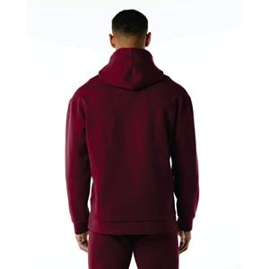 เสื้อฮู้ดผู้ชายแบบกำหนดเองสำหรับฤดูหนาว ผ้าโพลีเอสเตอร์/ผ้าฝ้ายฟลีซ ทรงโอเวอร์ไซส์ ระบายอากาศได้ดี เสื้อผ้าลำลองแนวสปอร์ต แขนยาว สไตล์สตรีทแฟชั่น - Product Image 3