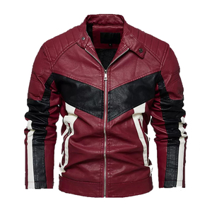 Veste en cuir pour homme de haute qualité, taille plus, sur mesure, respirante, style décontracté, fermeture éclair, hiver, fournisseur direct d'usine - Product Image 1