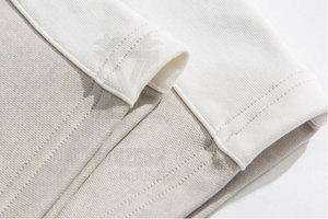 Shorts Bermuda en coton uni pour homme avec cordon de serrage à la taille, style décontracté - Product Image 3