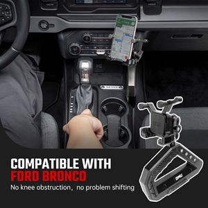 Supporto per Telefono da Auto Compatibile con Bronco, Maniglia Centrale in Alluminio con Compatibilità Smartphone - Product Image 2