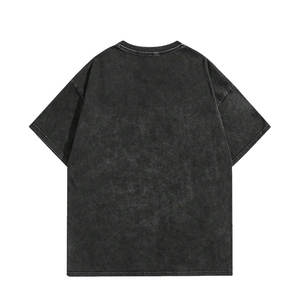 เสื้อยืดคุณภาพสูง ผ้าฝ้าย 100% สำหรับฤดูร้อน สกรีนโลโก้ตามสั่ง เสื้อผู้ชายทรงหลวม แขนสั้น สีพื้น น้ำหนัก 300 กรัม - Product Image 2