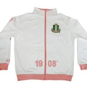 White Elite Track <b>Jacket</b> Women's <b>Zip</b> <b>Up</b> Sports <b>Jacket</b> Casual Athletic Training Outerwear Fashion Activewear Team Wear - Product Image 1