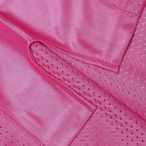 Maillot de football col en V unisexe respirant pour l'extérieur, haute qualité, logo personnalisé imprimé, été, rétro, équipe, personnalisable, couleur rose pour homme - Product Image 6